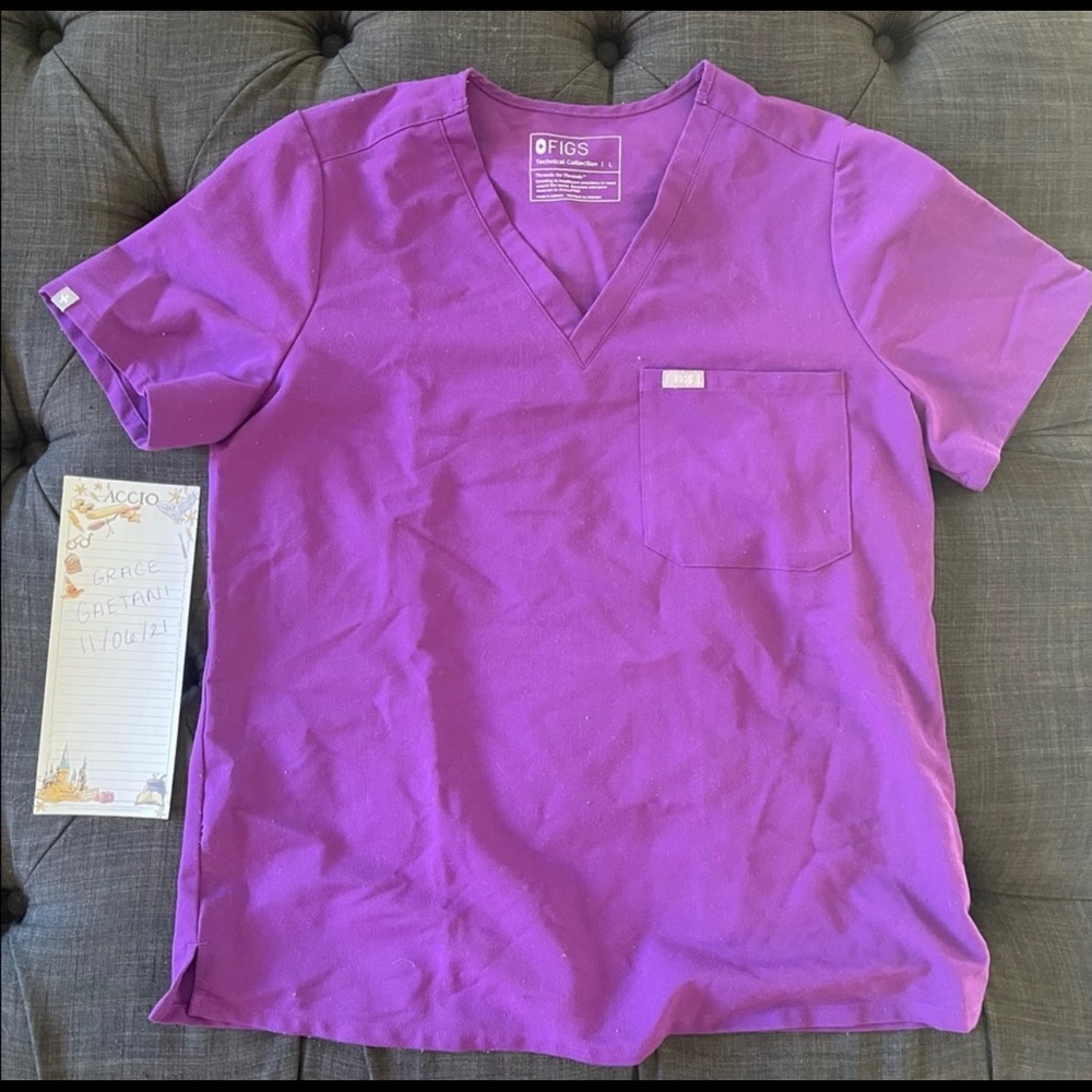 Large Tall High Waisted Magic Purple Figs Yola, Lg To… Gem